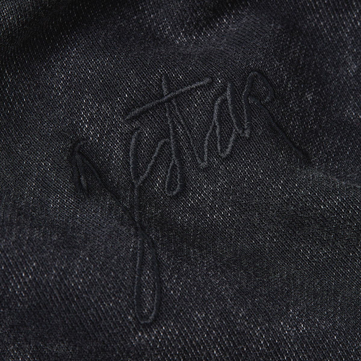 Suéter Washed A Line Script con capucha