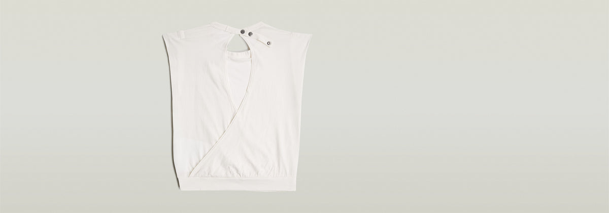 Top Open Back Loose Sleeveless