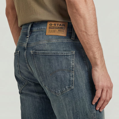 G-Star Originals RAW Denim jeans featuring a unique back pocket design and a visible brand tag.