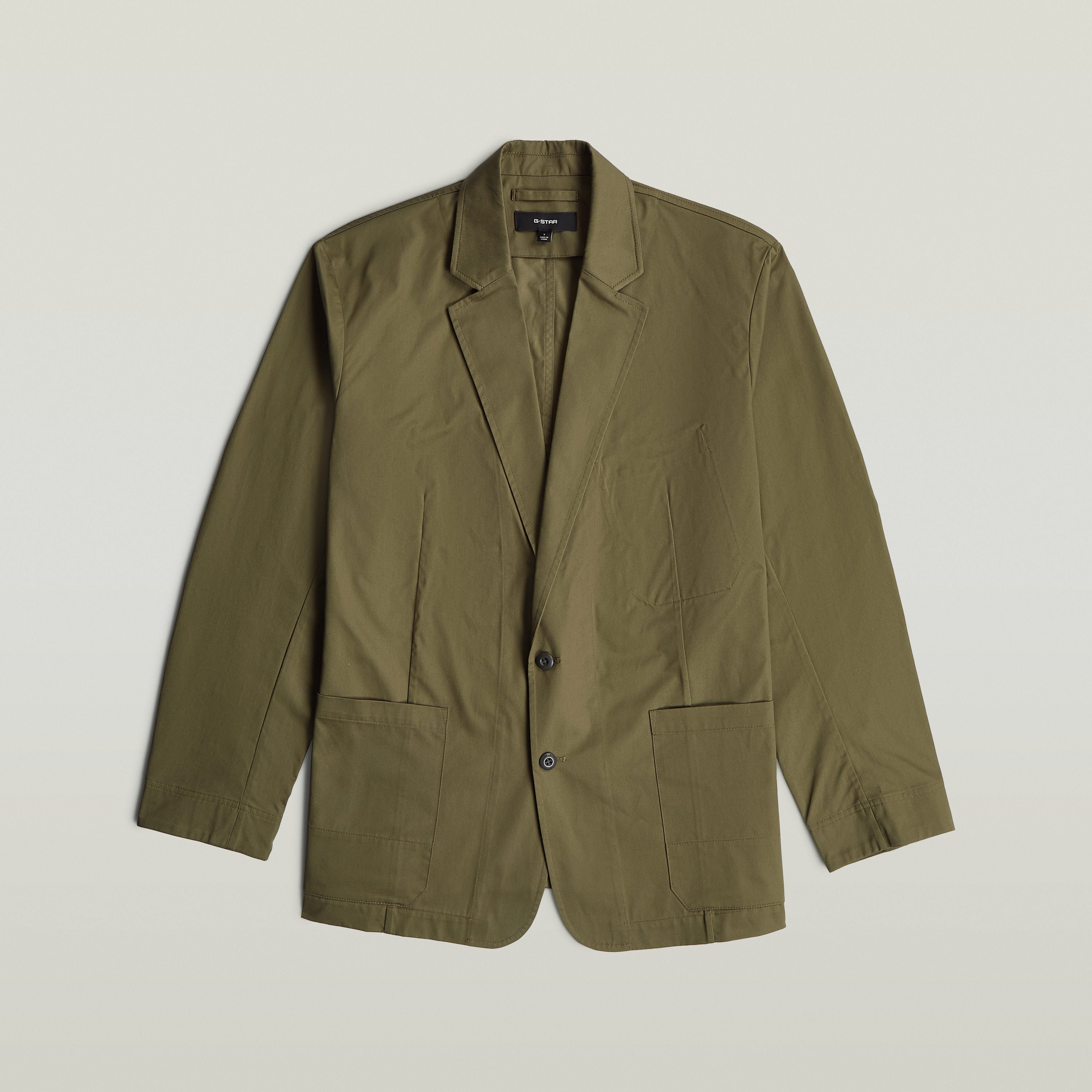 Sport blazer for versatile style in olive green with a classic design and comfortable fit.