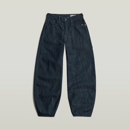 Barrel 3D Loose Jeans en denim greencast, con corte holgado y diseño técnico en 3D.