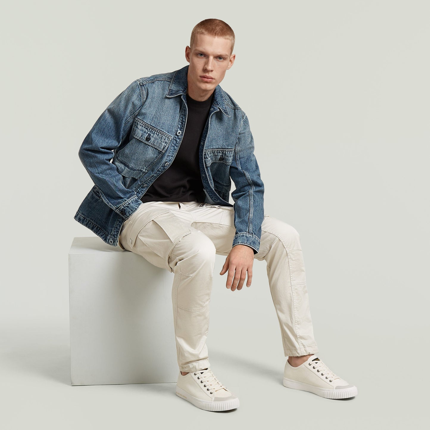 Pantalones Rovic Zip 3D Regular Tapered