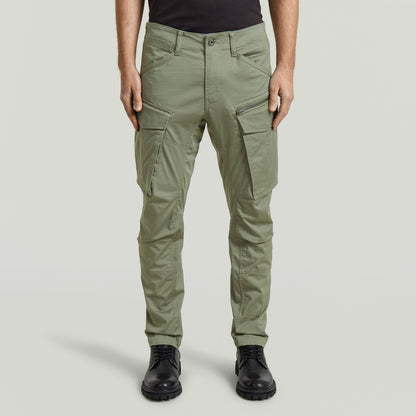 Rovic Zip 3D tapered pants in light green, featuring multiple pockets and a tapered fit for enhanced style.