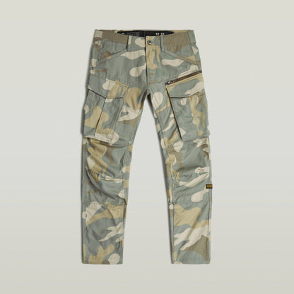 Pantalones Rovic Zip 3D Regular Tapered de camuflaje, diseño ajustado y funcional. Rovic Zip 3D tapered pants.