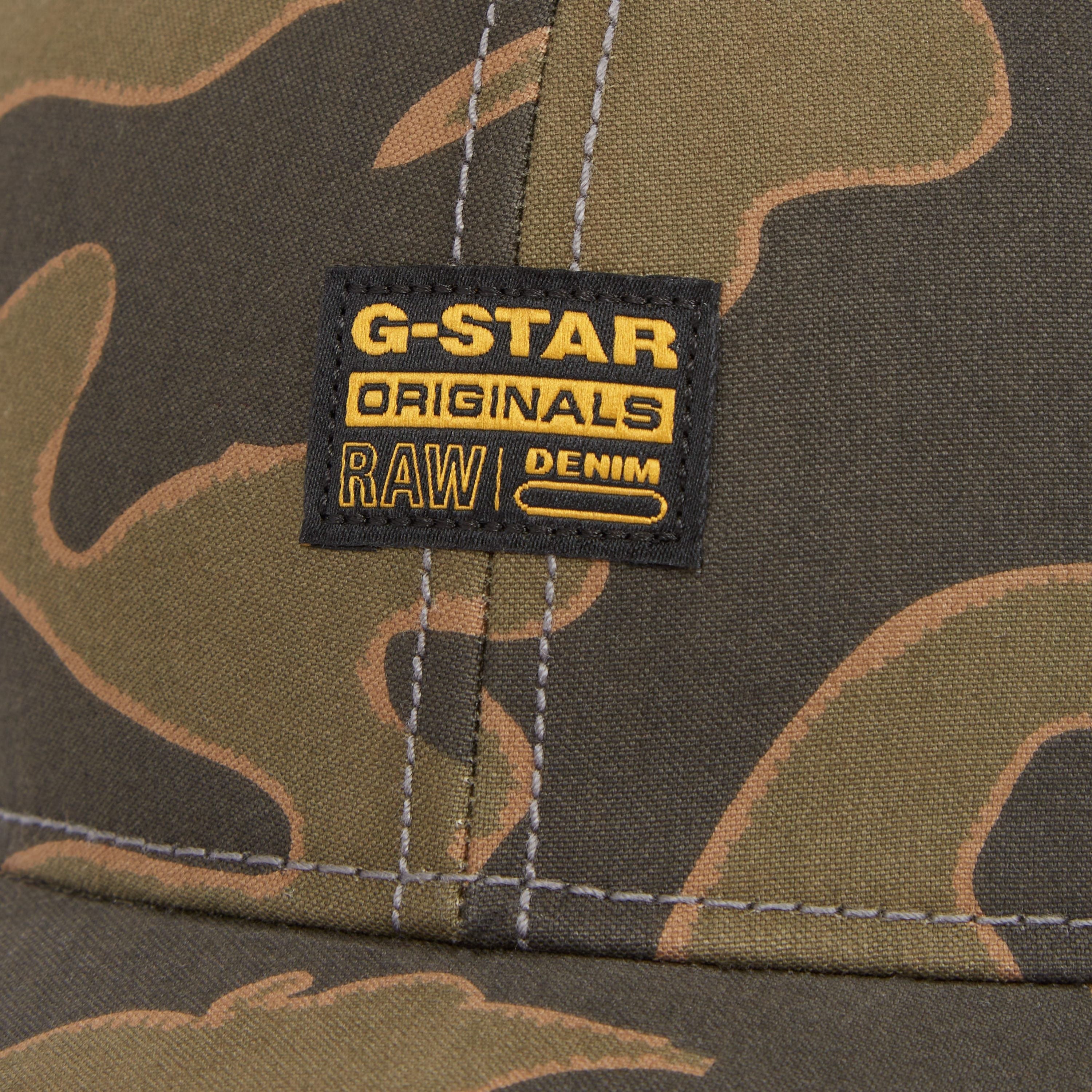 Gorra Originals Baseball con parche tejido de G-Star Originals en diseño de camuflaje.