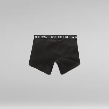 Bóxer clásico G Star paquete de tres en color negro con cinturilla con logotipo G-Star RAW.
