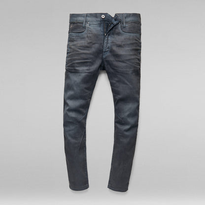 D-Staq slim fit jeans in dark wash, featuring nine pockets and a modern slim silhouette for enhanced mobility.