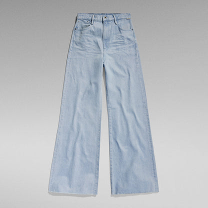 Jeans Deck Ultra High Wide Leg, ultra high wide leg jeans, diseño de perneras anchas y talle superalto.