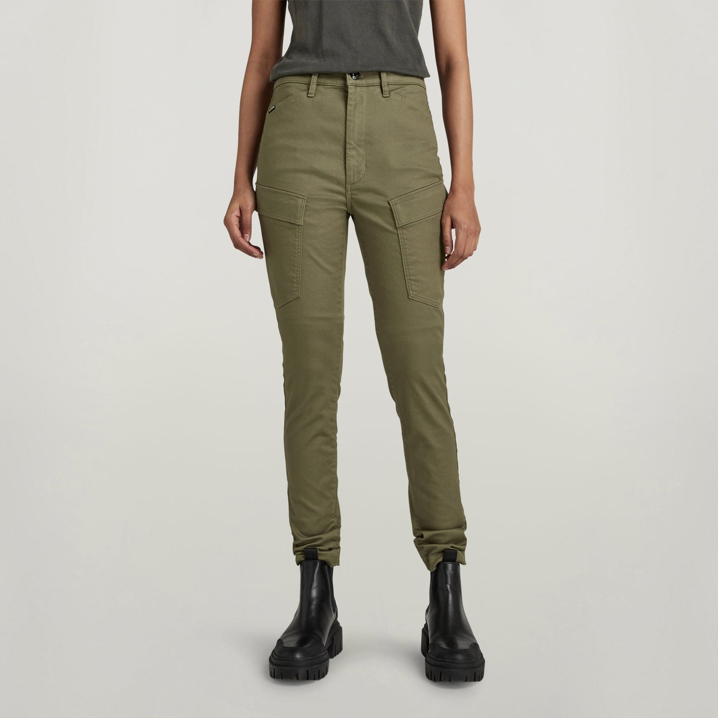 Jeans Kafey Cargo Ultra High Skinny