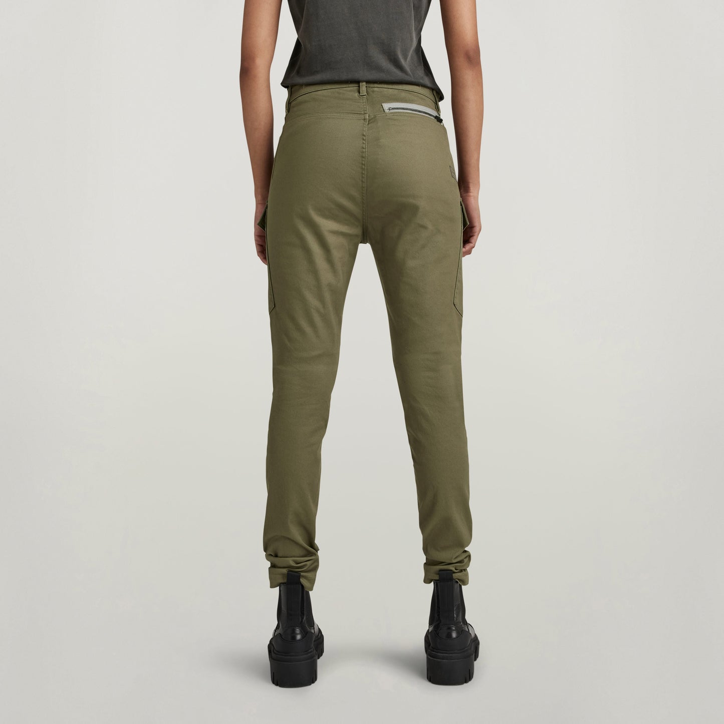 Jeans Kafey Cargo Ultra High Skinny