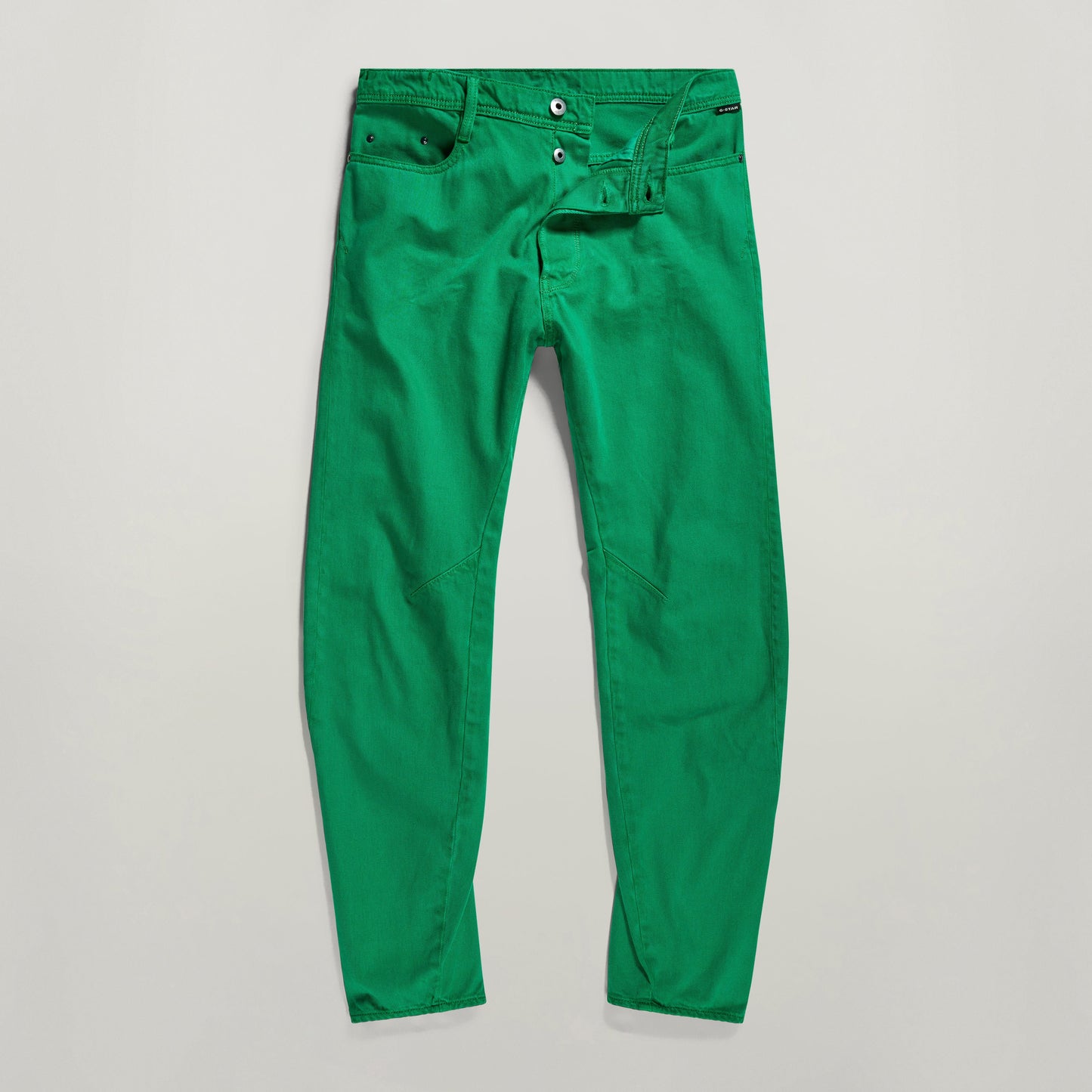 G-Star Arc 3D jeans en color verde, con diseño esculpido y corte ajustado.