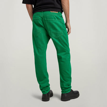 G-Star Arc 3D jeans in vibrant green color, showcasing the back view and unique fit.