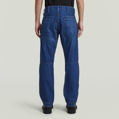 Rear view of G-STAR Elwood regular jeans showcasing iconic design and comfortable fit.