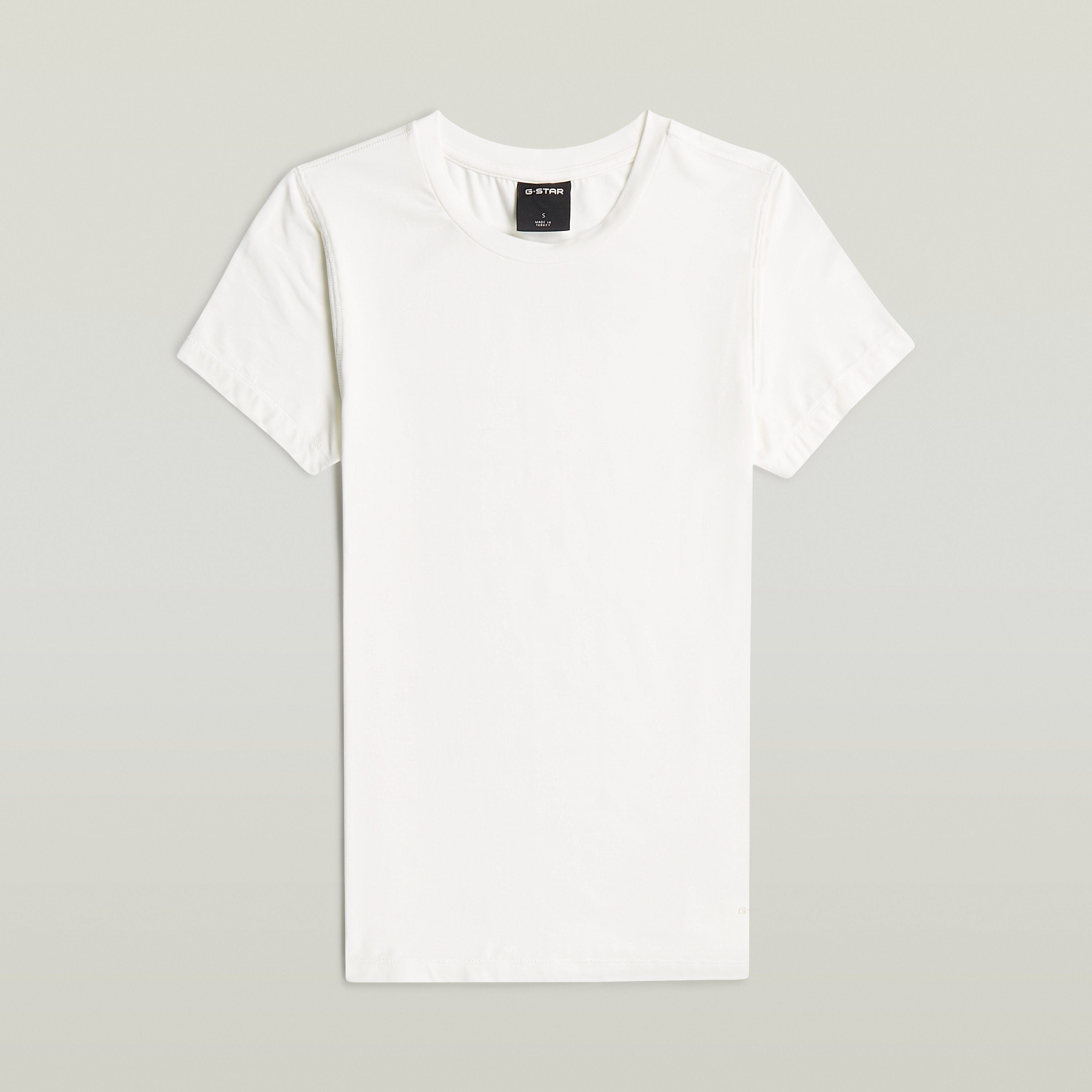 Camiseta 2nd Skin blanca, ajustada y cómoda, 97 % modal, 3 % elastano, camiseta ajustada de modal.