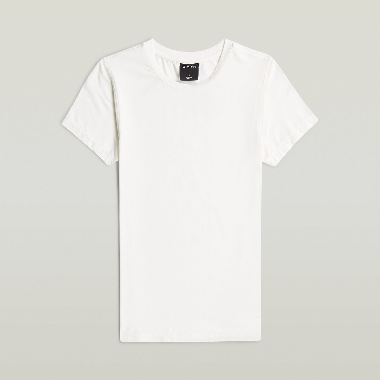 Camiseta 2nd Skin blanca, ajustada y cómoda, 97 % modal, 3 % elastano, camiseta ajustada de modal.