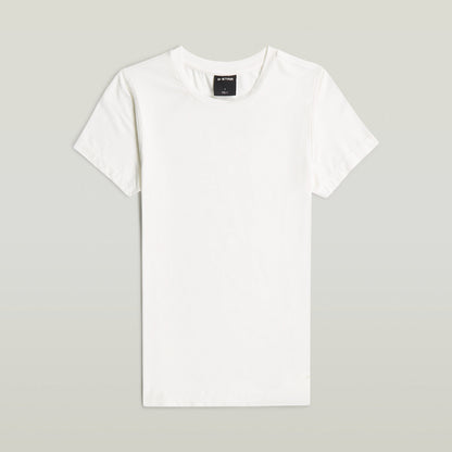 Camiseta 2nd Skin blanca, ajustada y cómoda, 97 % modal, 3 % elastano, camiseta ajustada de modal.