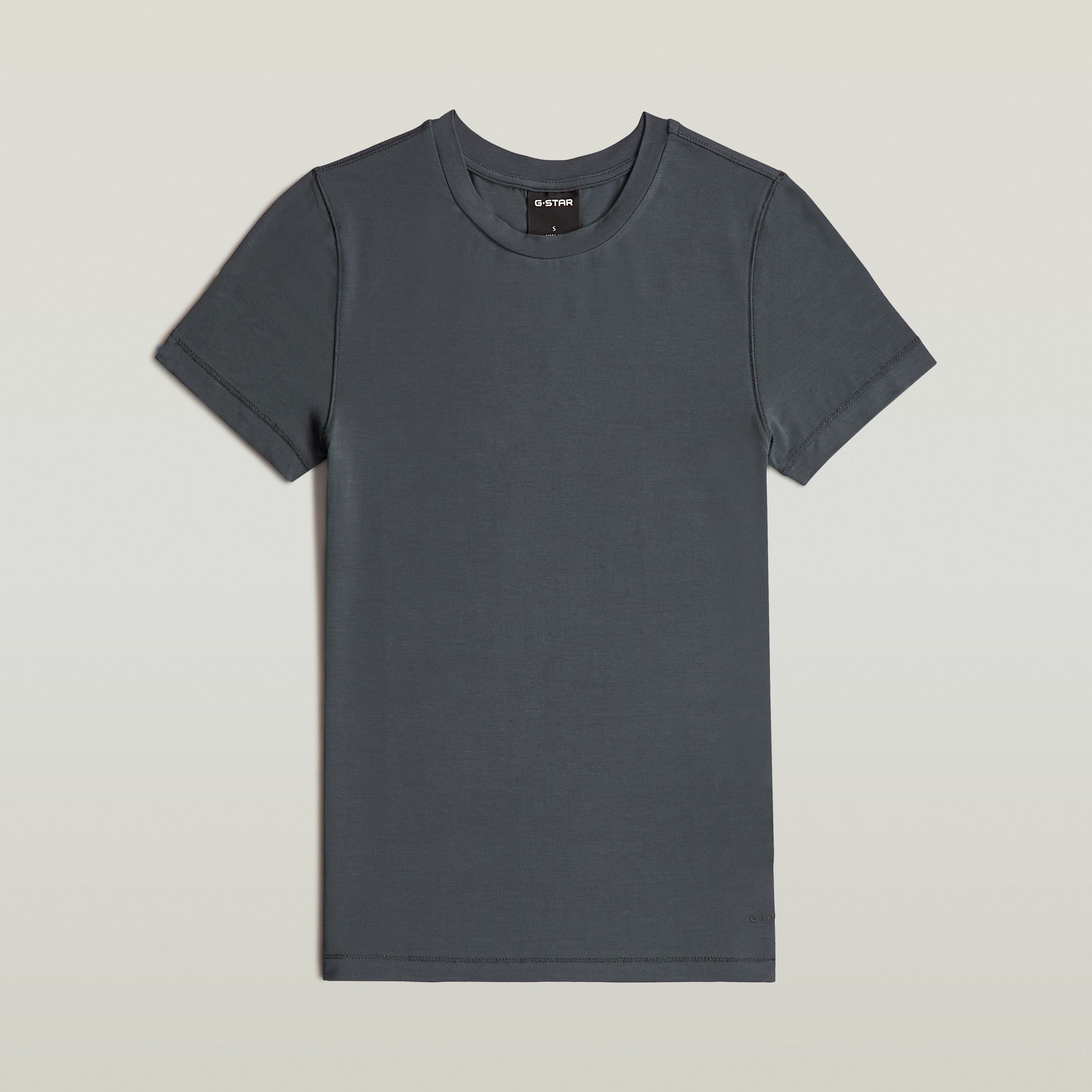 Camiseta 2nd Skin gris, corte ajustado y cómodo, 2nd skin fitted t-shirt, de modal y elastano.