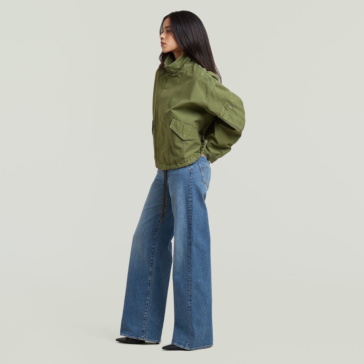 Chaqueta Oversized Cropped