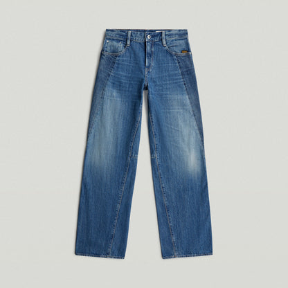 Jeans Contor Two-Tone Loose, una opción moderna de two-tone loose fit jeans con ajuste relajado y diseño de paneles en contraste.