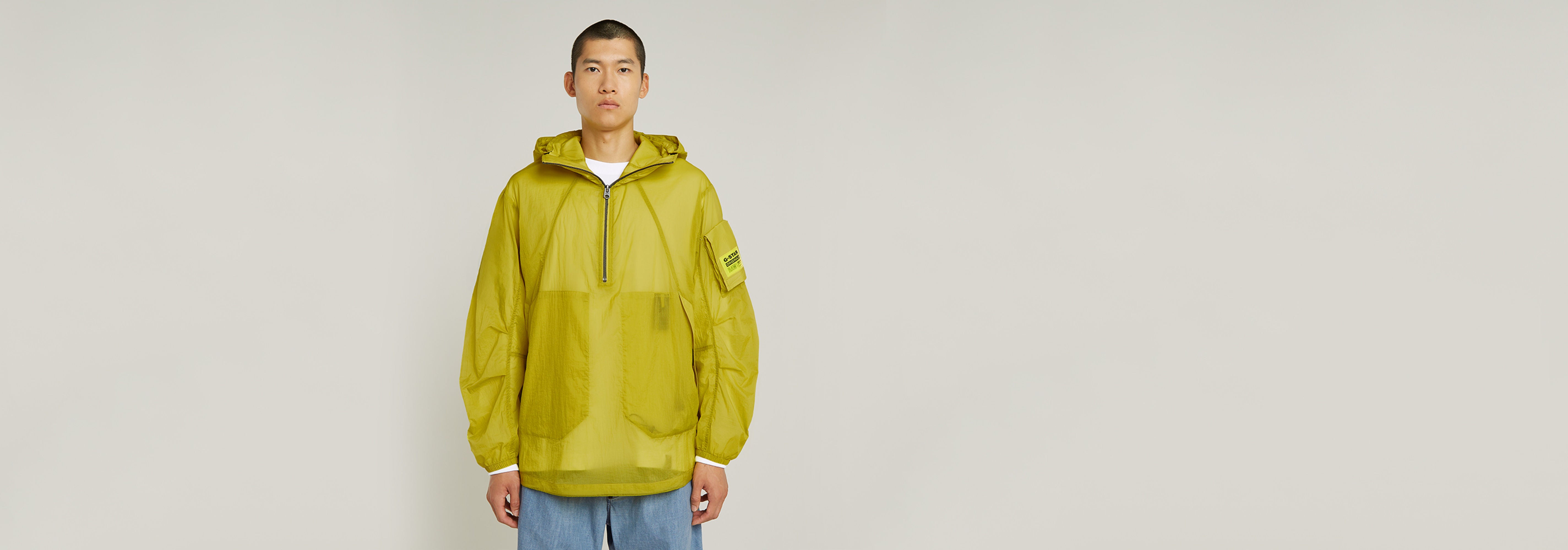 Anorak plegable ultraligero