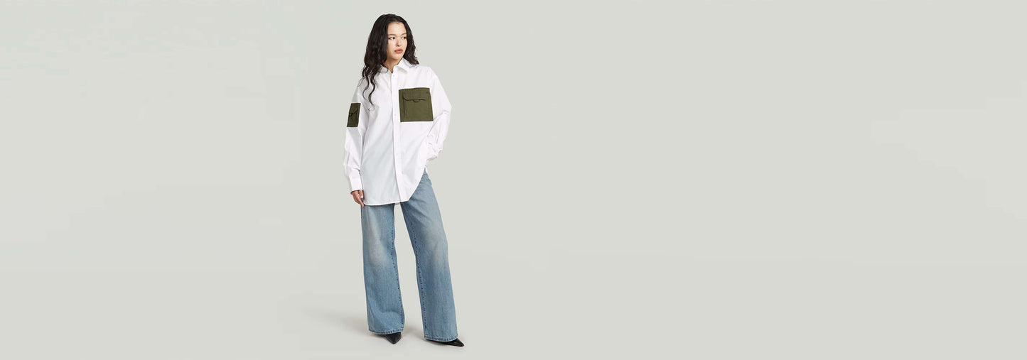 Camisa Multipocket de manga larga