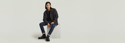 Camisa Panelled Pocket Regular