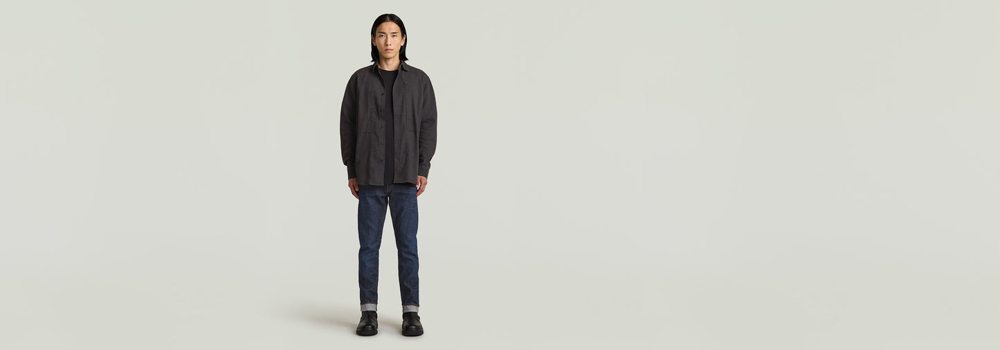 Camisa Panelled Pocket Regular