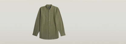 Camisa Panelled Pocket Regular