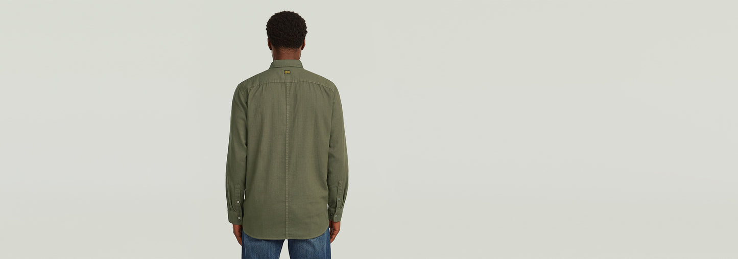 Camisa Panelled Pocket Regular