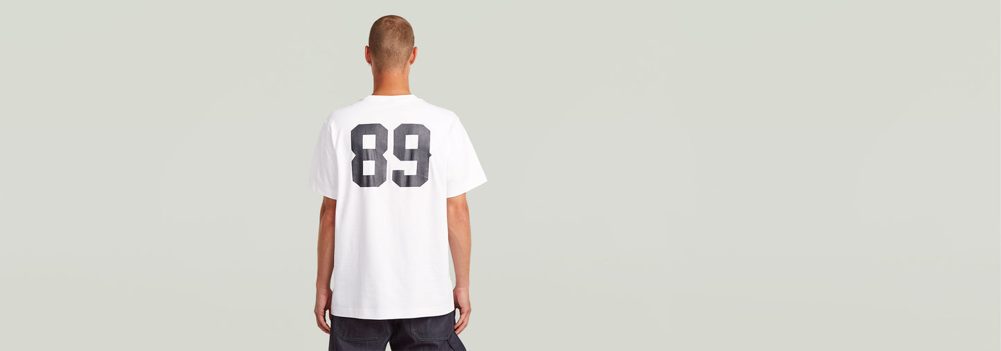 Camiseta 89 Back Graphic Loose