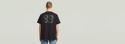 Camiseta 89 Back Graphic Loose