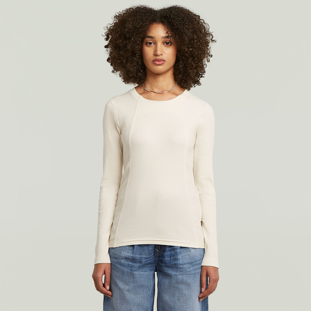 Camiseta A-Line Slim Rib