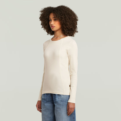 Camiseta A-Line Slim Rib