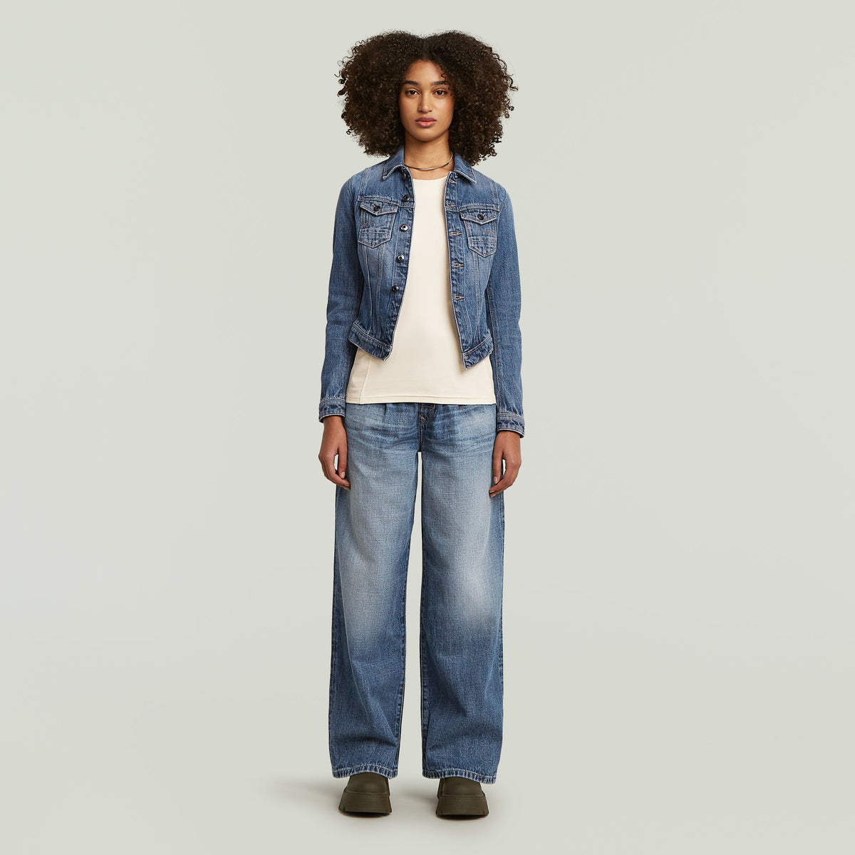 Camiseta A-Line Slim Rib