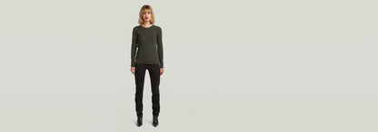 Camiseta A-Line Slim Rib