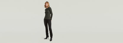 Camiseta A-Line Slim Rib
