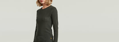 Camiseta A-Line Slim Rib