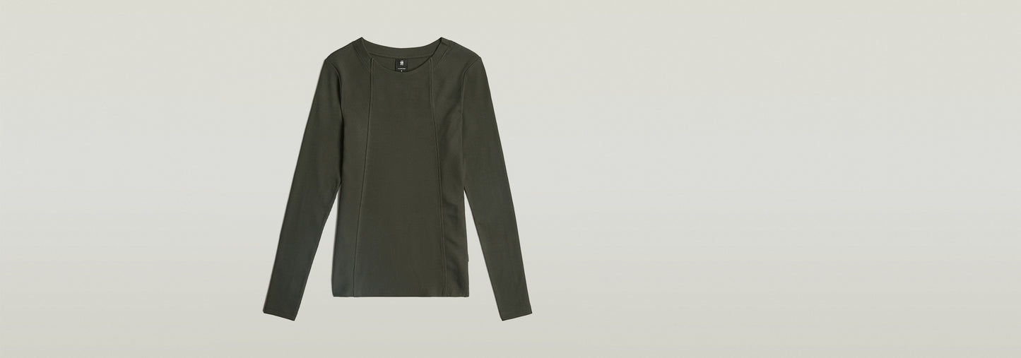 Camiseta A-Line Slim Rib