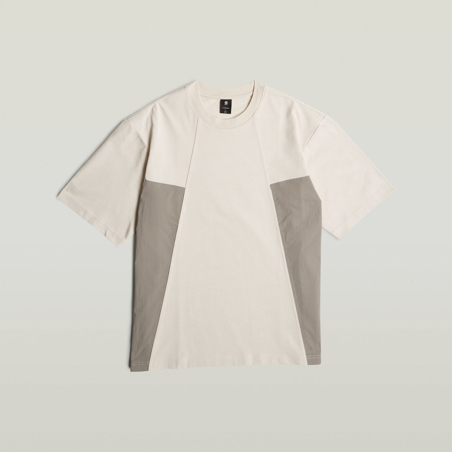 Camiseta A-Line Woven Mix Boxy