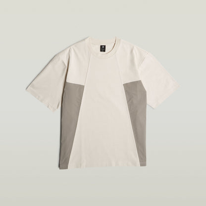 Camiseta A-Line Woven Mix Boxy