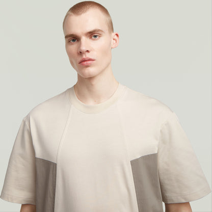 Camiseta A-Line Woven Mix Boxy