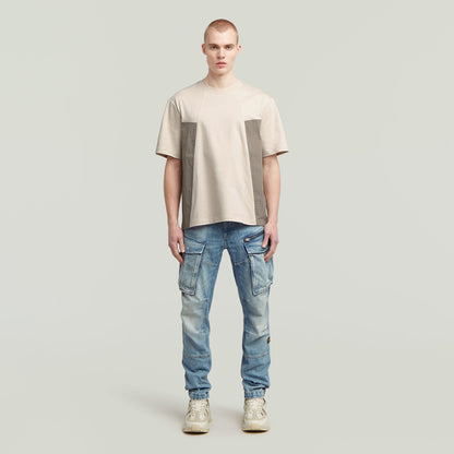 Camiseta A-Line Woven Mix Boxy