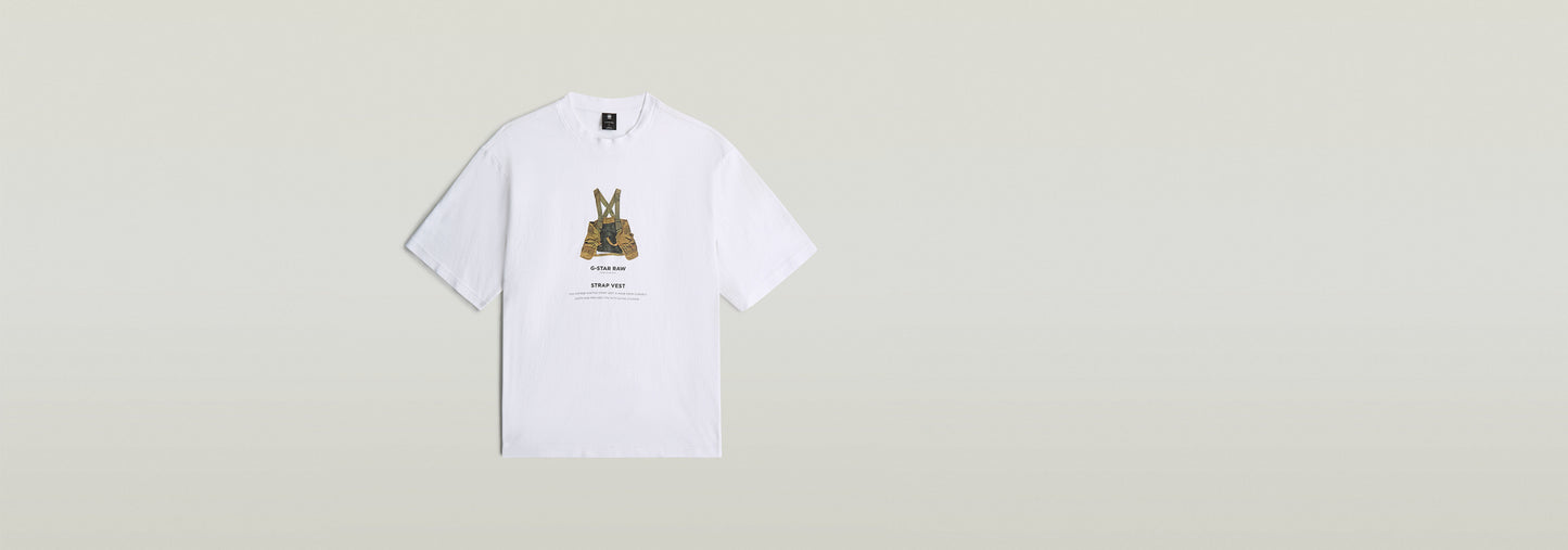 Camiseta Archive Print Boxy