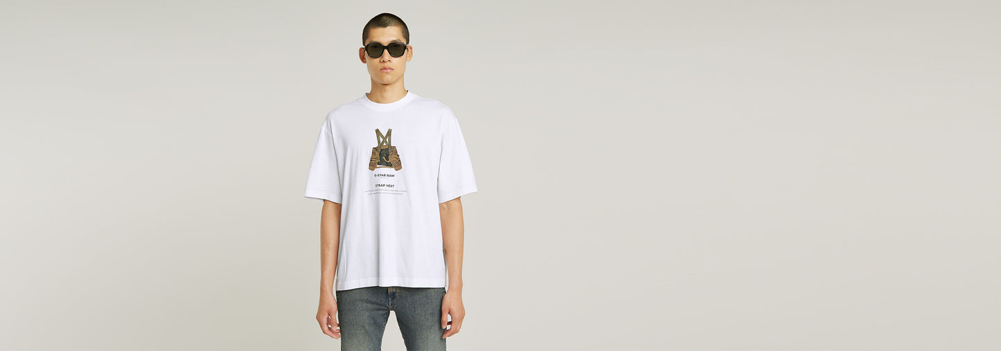 Camiseta Archive Print Boxy