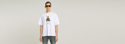 Camiseta Archive Print Boxy