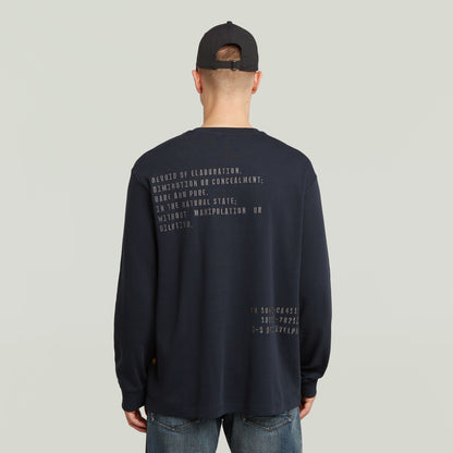 Camiseta Back Embro Text Loose
