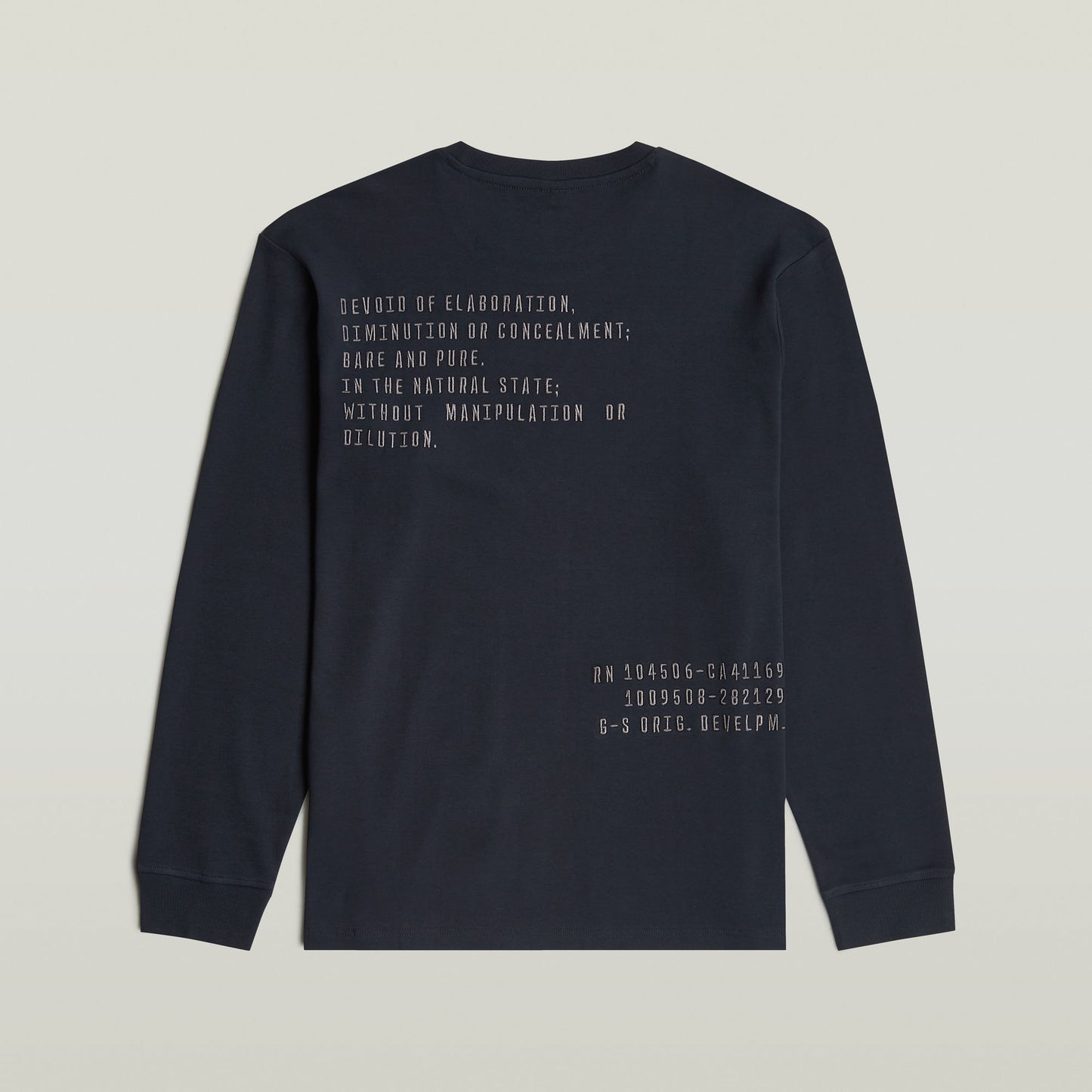 Camiseta Back Embro Text Loose