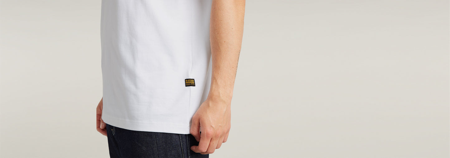Camiseta Barcode Back Graphic Loose