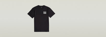 Camiseta Barcode Back Graphic Loose