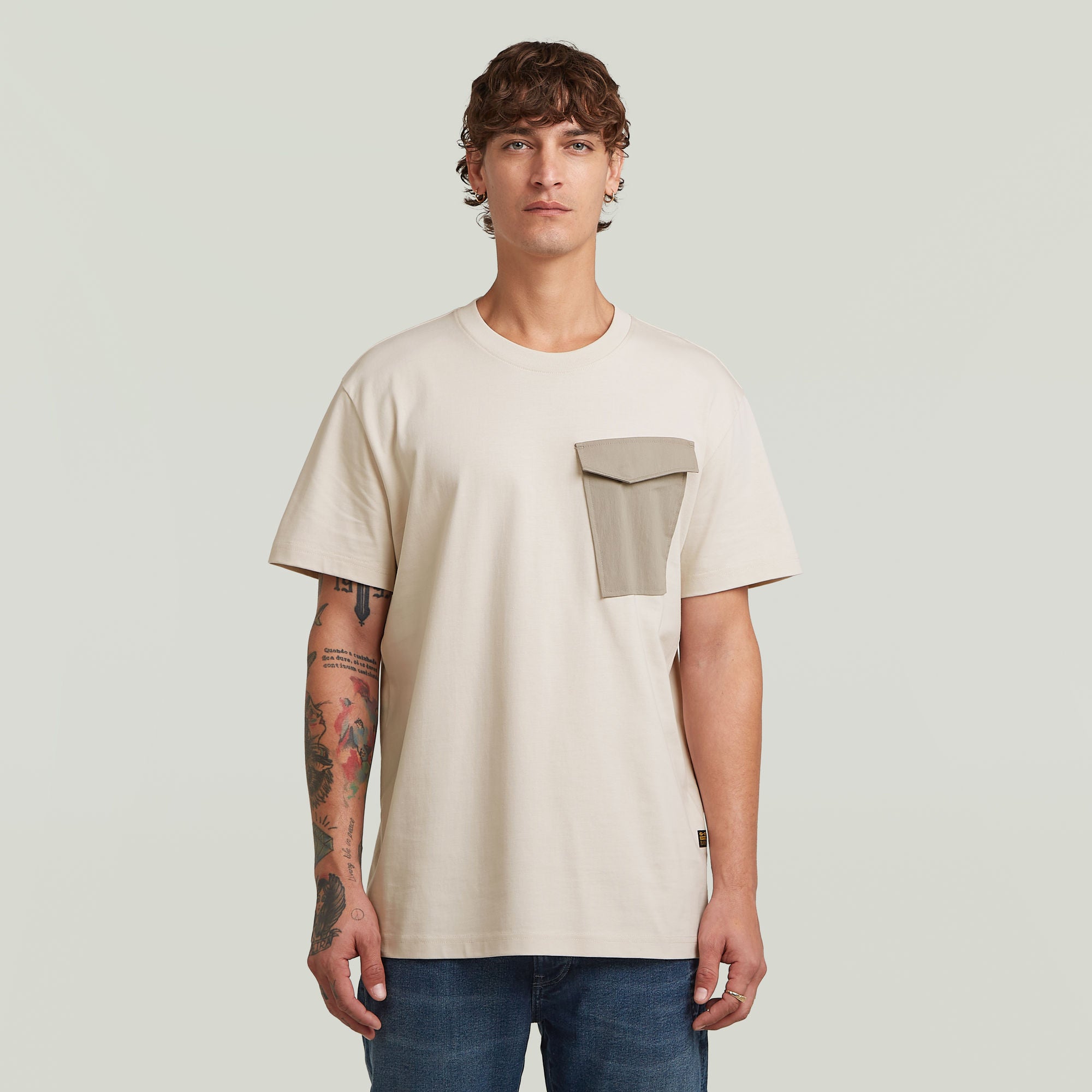 Camiseta Fabric Mix Pocket
